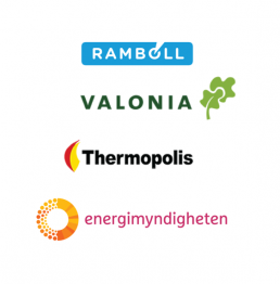 Logot: Ramboll, Valonia, Thermopolis, energimyndigheten