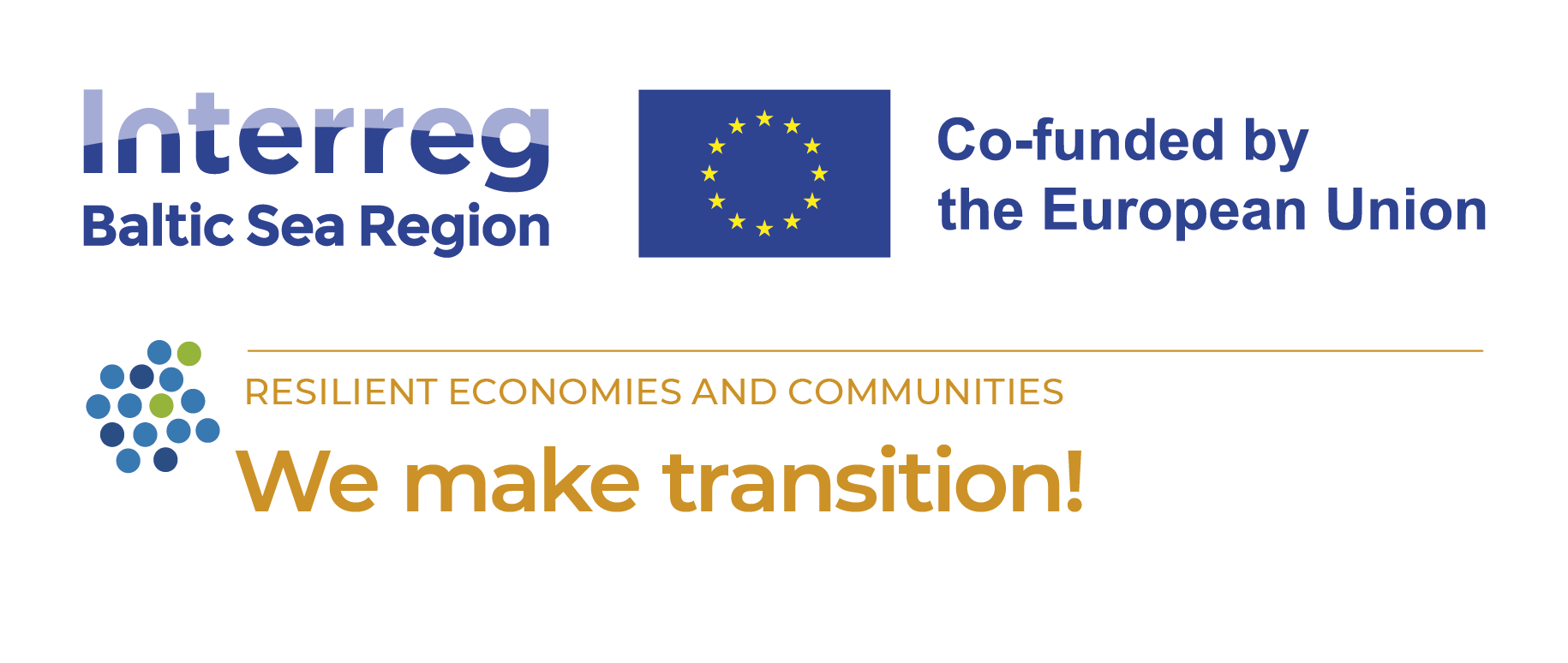 We make transition Interreg BSR EU logo