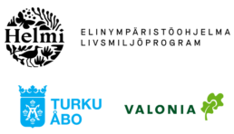 Logot: Helmi-elinympäristöohjelma, Turun kaupunki, Valonia