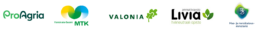 Logokollaasi: ProAgria, MTK Varsinais-Suomi, Valonia, Maa- ja metsätalousministeriö, Livia maaseutuoppilaitos