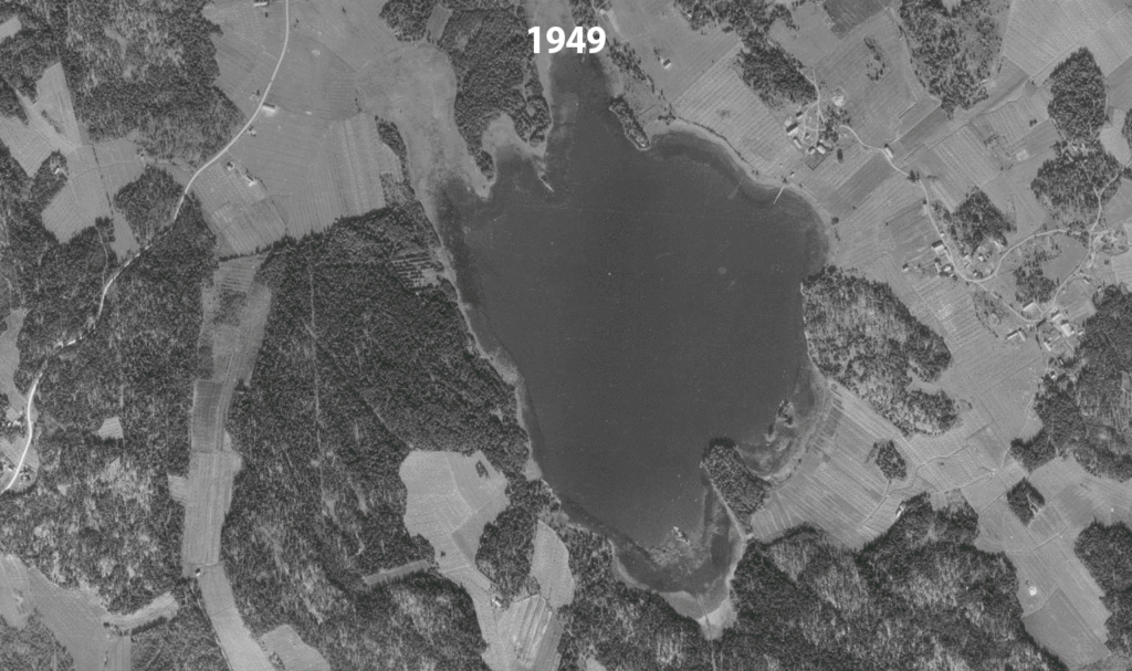 GIF-tiedosto, maankäytön muutos ilmakuvassa, vihtjärvi